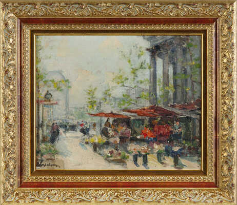 Лапшин Георгий Александрович. Цветочный рынок